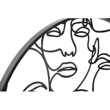 ZEGAR ŚCIENNY FACES 50X3,5 cm